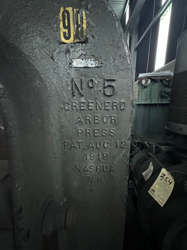 Thumbnail: Greenerd #5 Arbor Press