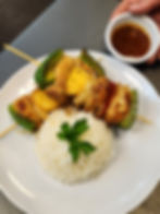 Chicken on skewer