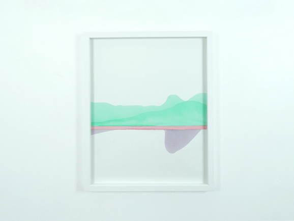Pintura em acrílica sobre papel de aquarela Canson 300g, paisagens da série "Para não esquecer" .