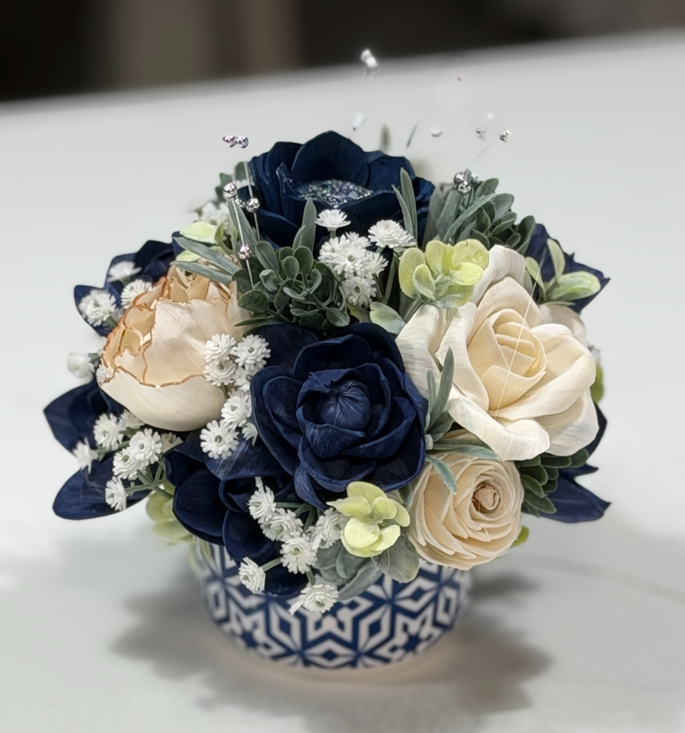 Small Blue and White Bouquet