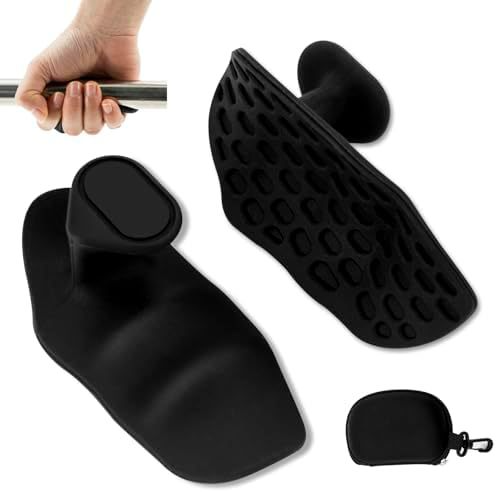 Black spring grip strengthener and finger exerciser set.