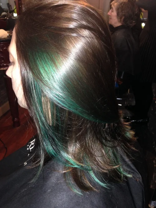 Custom hair color at Headquarters Hair Salon
