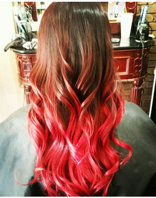 Custom hair color at Headquarters Hair Salon