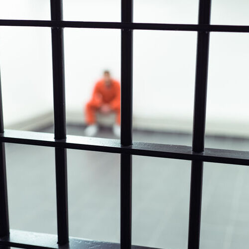 Man in prison