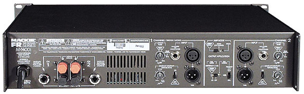 Thumbnail: Rental - Mackie M1400i FR-Series Power Amplifier