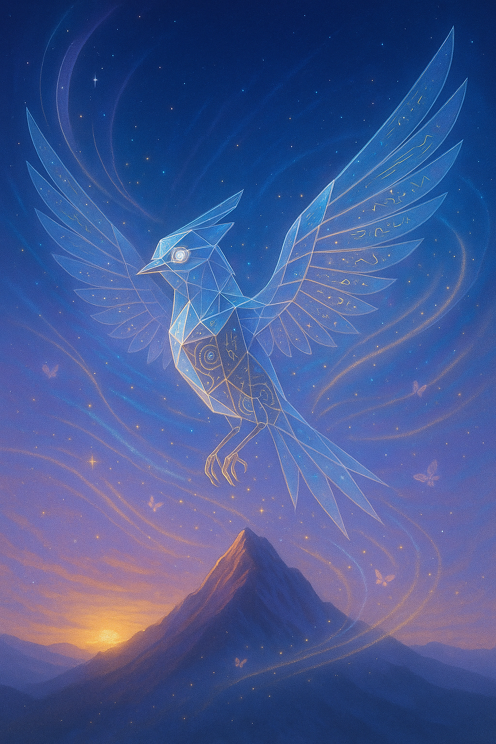 6月初的Neon 是隻美麗的機械水晶鳥