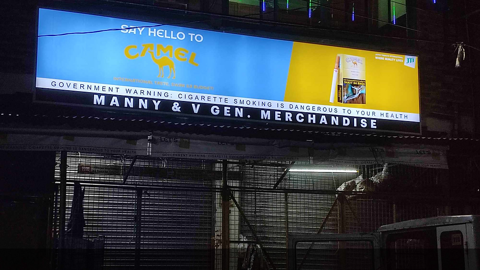 Solar-Powered Lighted Signage