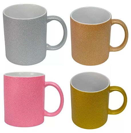 PAQUETE DE 10 TAZAS DIAMANTADAS PERSONALIZADAS 11 OZ