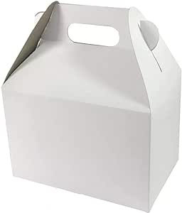 PAQUETE DE 50 CAJAS PERSONALIZABLES CON ASA PARSA REGALO 13X8.5X19 PLATEADO