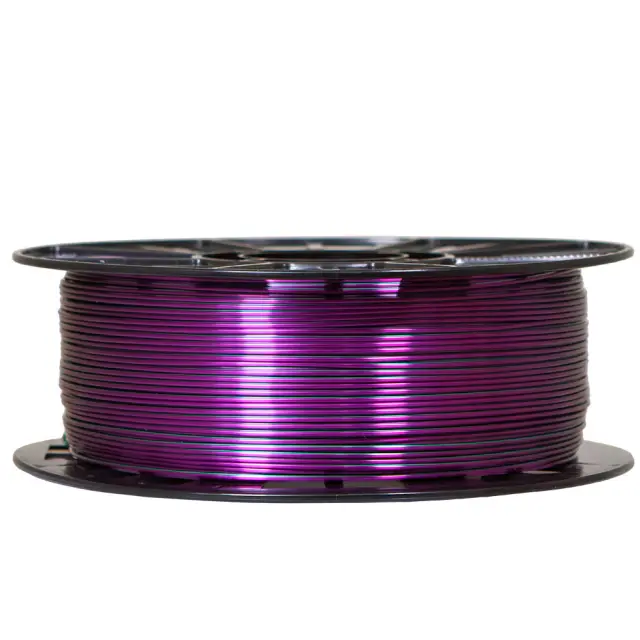 Miniatura: Filamento PLA Duo Color Shadow Verde e Ametista V-Silk - 1kg