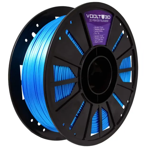 Miniatura: Filamento PLA Azul Sky V-Silk High Speed Premium - 1Kg