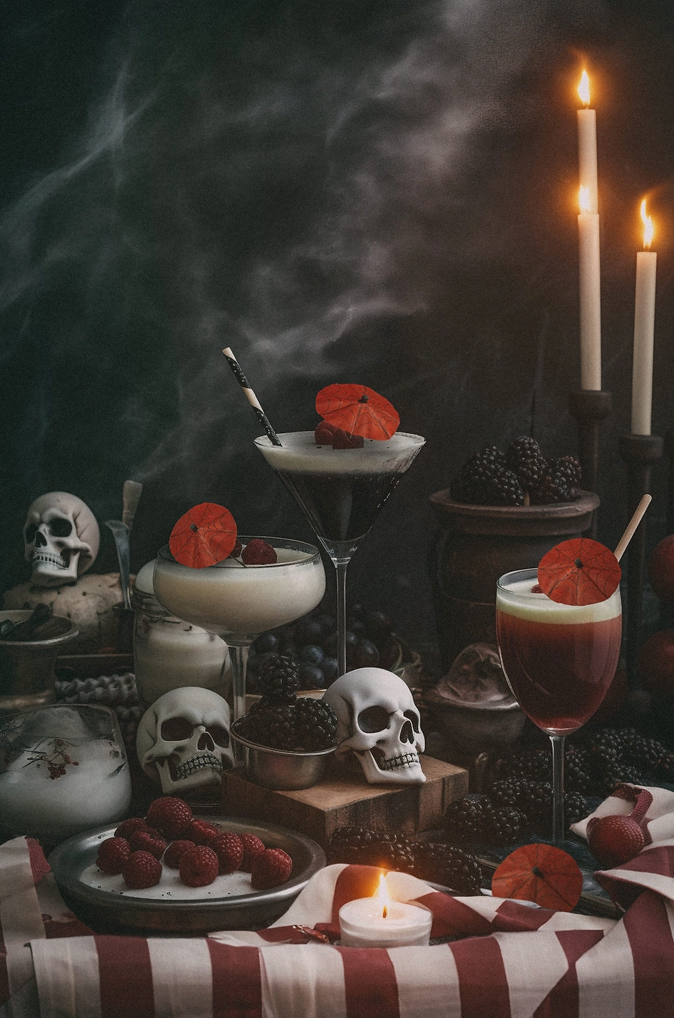 Thumbnail: Haunted Spirits 'Vampweb' | Spooky Cocktail Umbrellas [15 Pack]