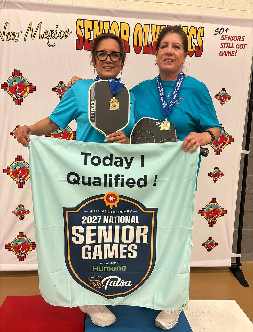 Local standouts Reyna Montano and Lynda Robbins are headed to the 2027 National Senior Games alongside a group of other stellar area athletes.