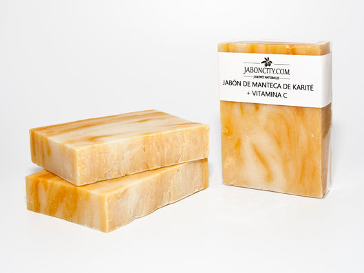 Jabón de manteca de karité + vitamina C
