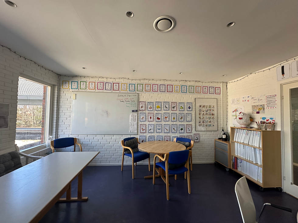 Danish classroom at international montessori school
