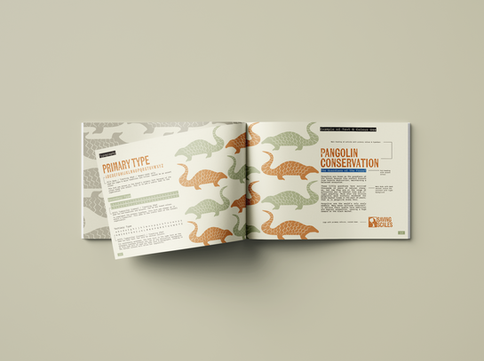 Mockup of style guide.