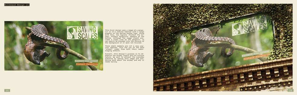 Style guide spreads - billboard design.