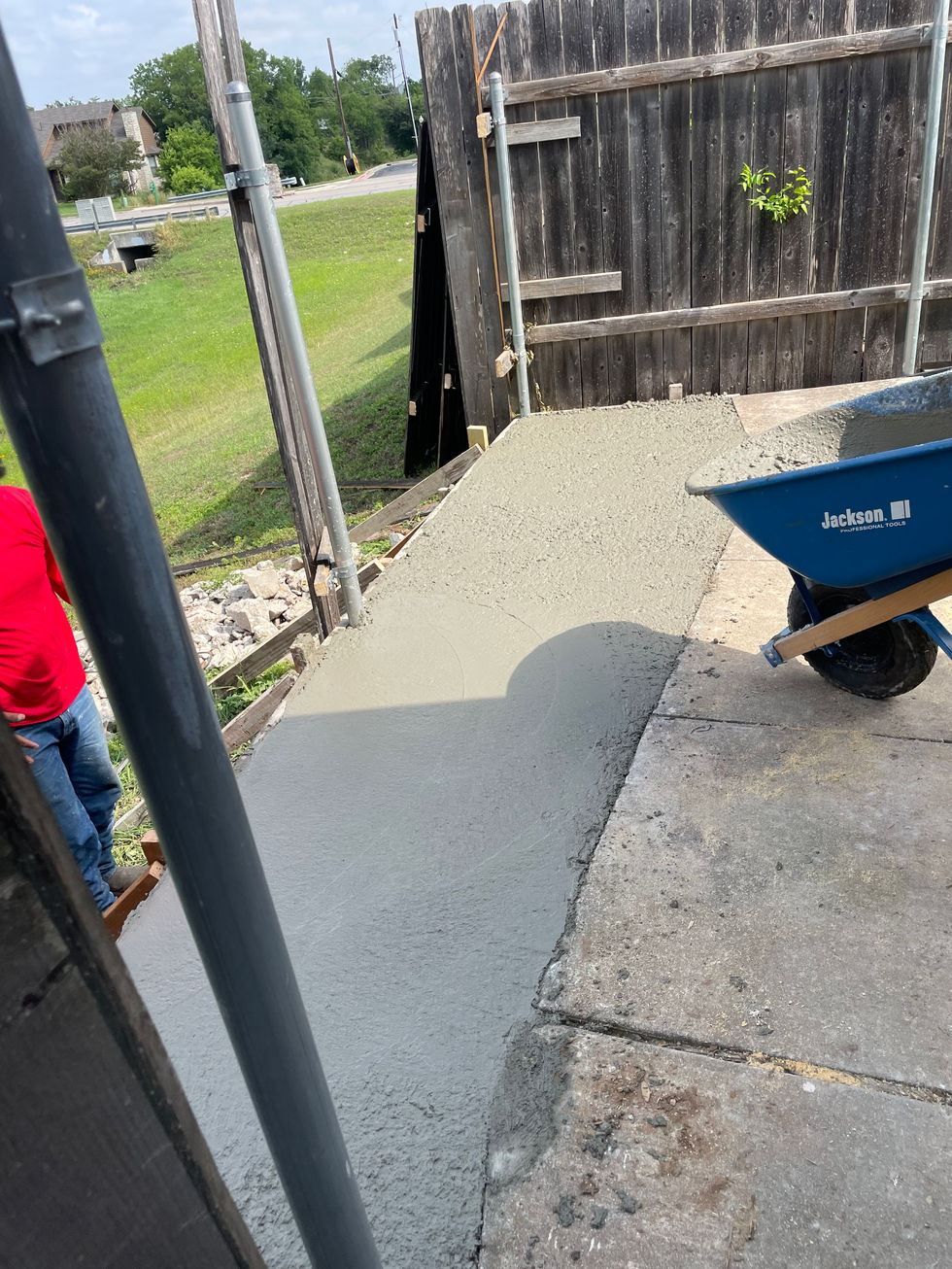 concrete slab post install