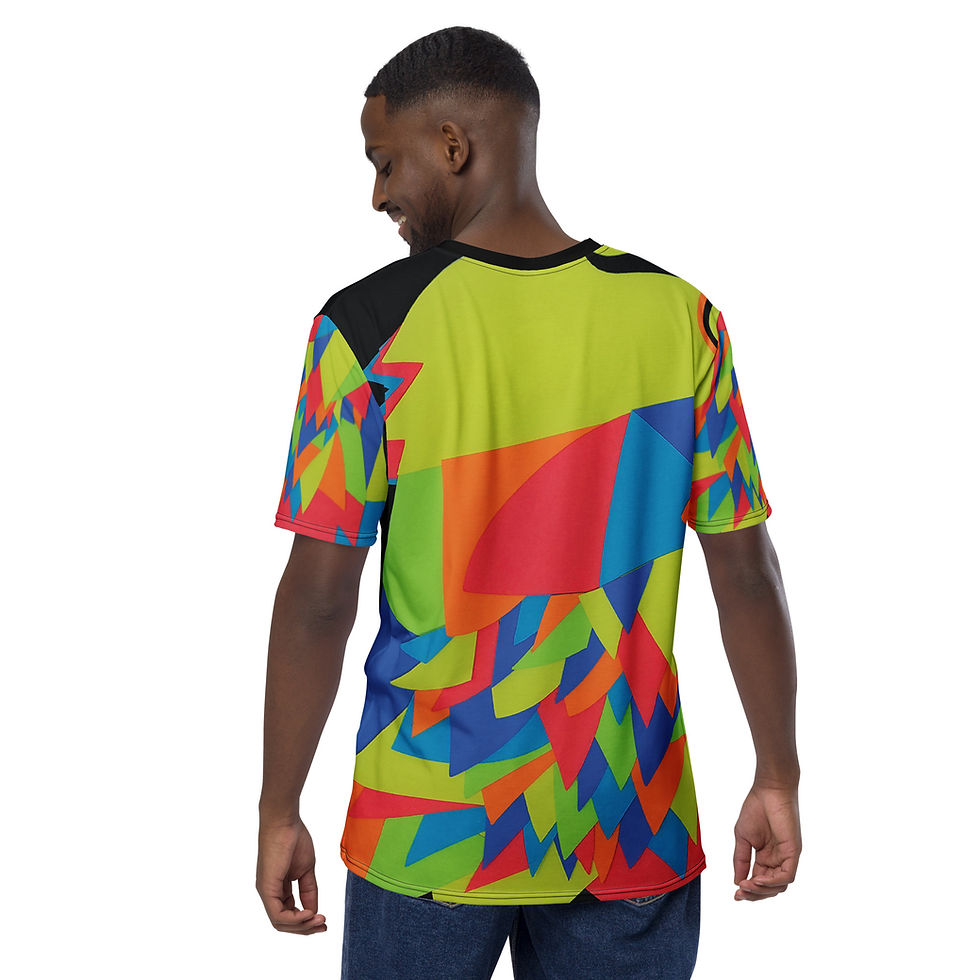 Thumbnail: Neon Regal Eagle All-Over Men's T-shirt