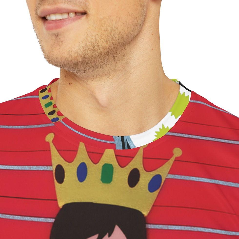 Thumbnail: Green Queen Men's Polyester All-Over T-shirt