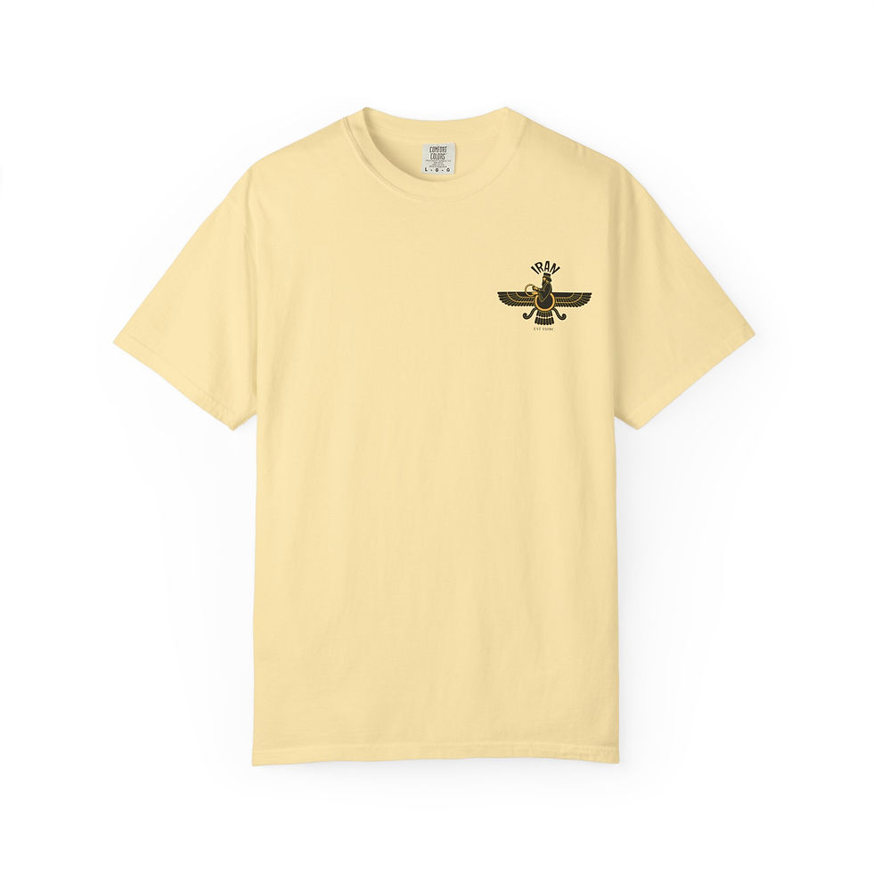 Thumbnail: Persian Faravahar T-shirt (Small Emblem) Heritage Tee