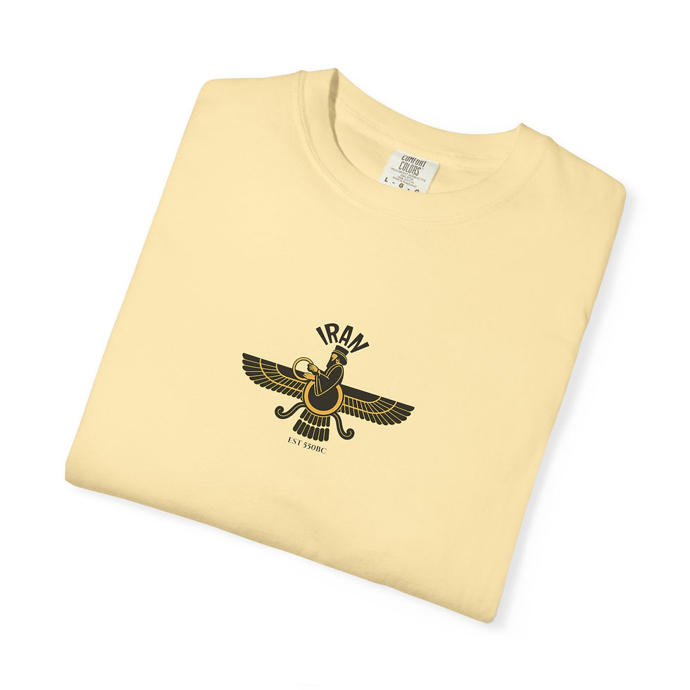 Thumbnail: Persian Faravahar Symbol T-shirt — Persia / Cyrus the Great Heritage Tee