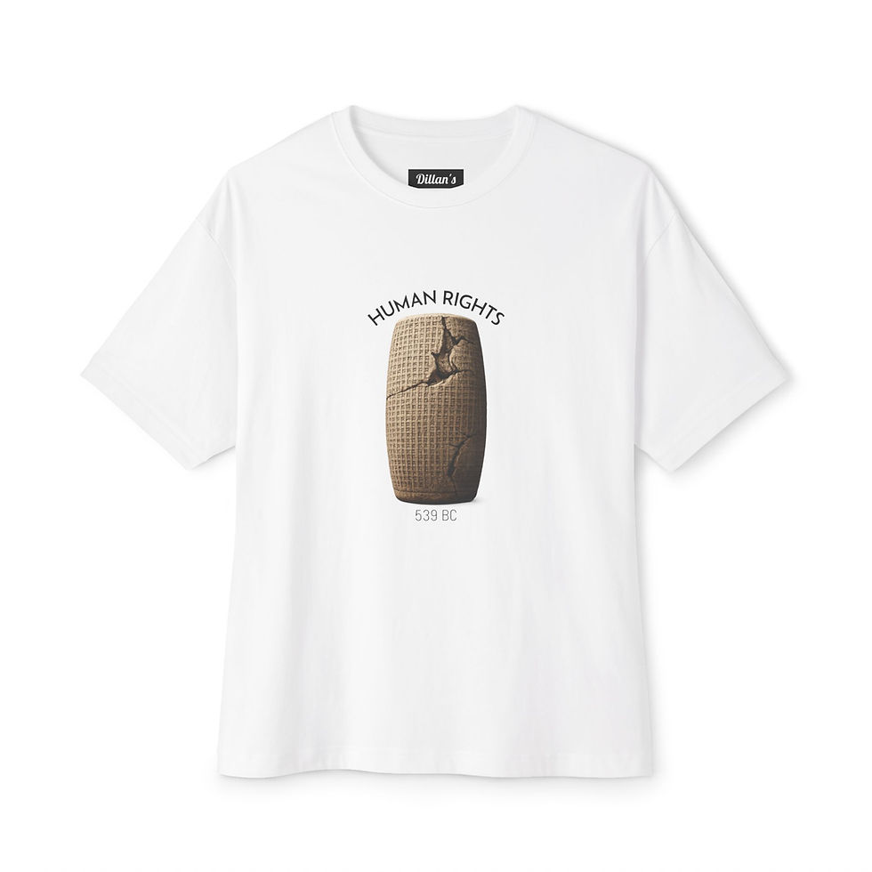 Thumbnail: Origins: Human Rights — Oversized Boxy Unisex T-Shirt