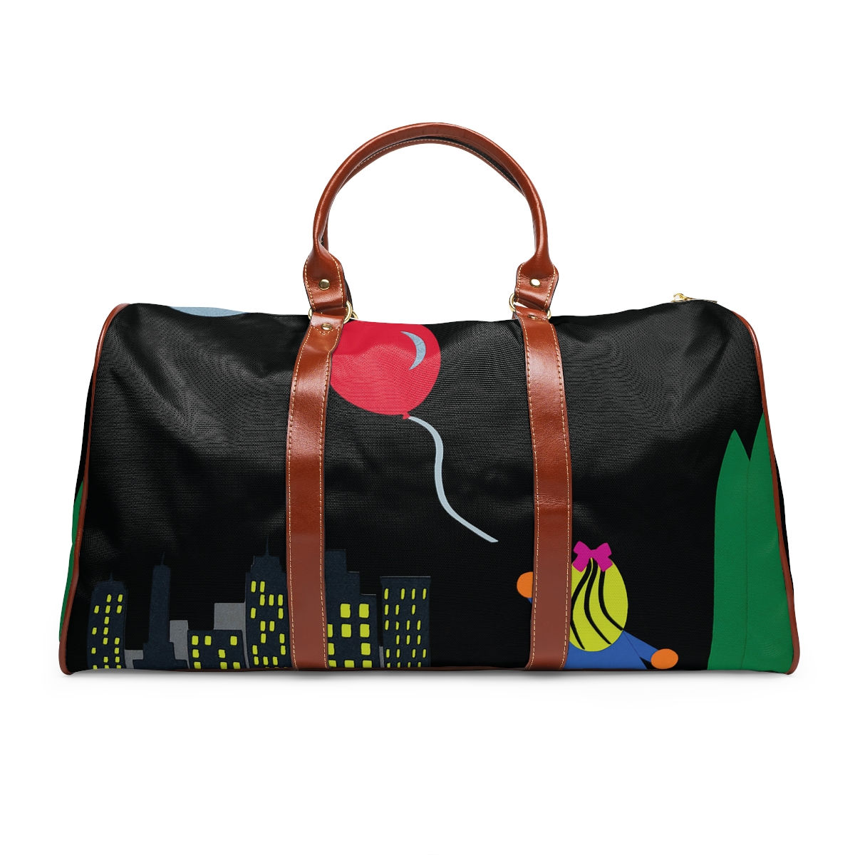 Moon Balloon Pop Art Waterproof Travel Bag