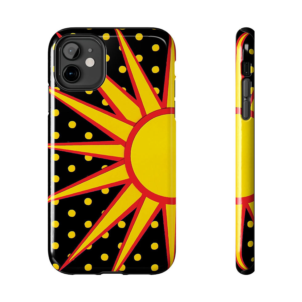 Thumbnail: One Sun Pop Art Tough Two Layer Phone Case (Fits Select iPhone Models)
