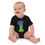 Thumbnail: Lavender Pop Art Organic Baby Bodysuit