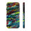 Thumbnail: Fine Lines Paint Pop Art Tough Two Layer Phone Case (Fits Select iPhone Models)