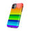 Thumbnail: Rainbow Glow Stripe Tough Two Layer Phone Case (Fits Select iPhone Models)