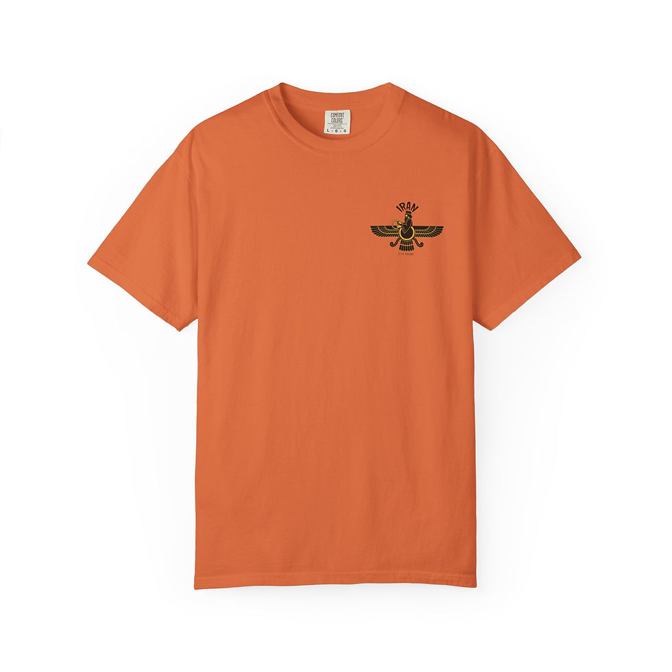Thumbnail: Persian Faravahar T-shirt (Small Emblem) Heritage Tee