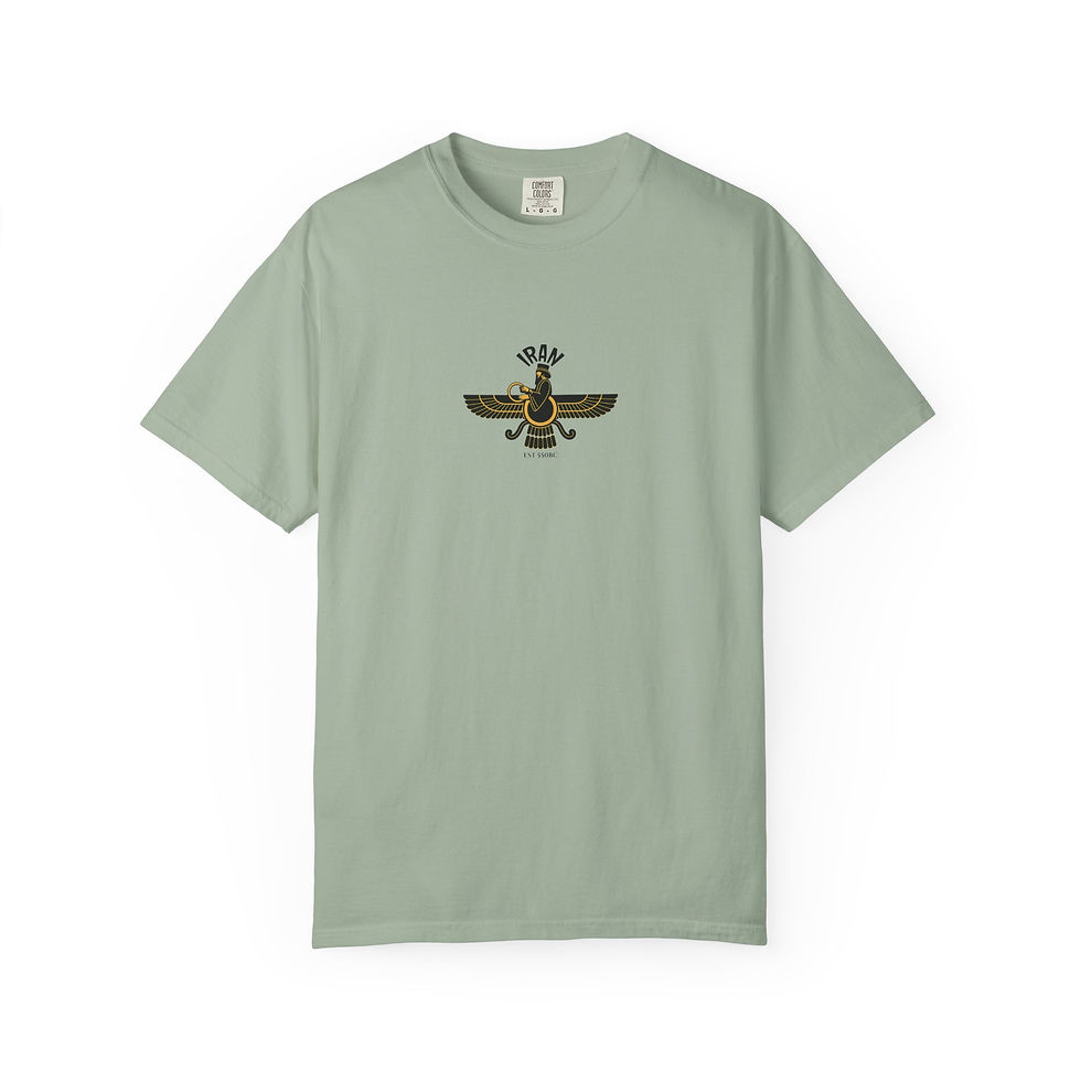 Thumbnail: Persian Faravahar Symbol T-shirt — Persia / Cyrus the Great Heritage Tee