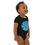 Thumbnail: Aquamarine Gem Pop Art Organic Baby Bodysuit