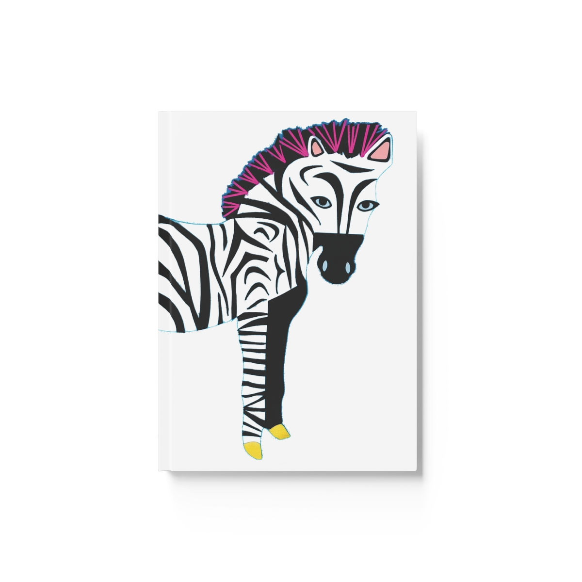 Zebra Pop Art Hardcover Journal Notebook