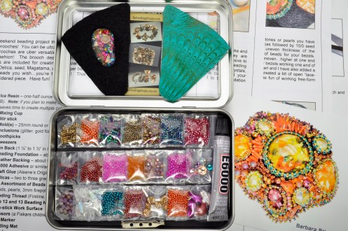 sea-garden-free-form-bead-embroidery-brooch-kit-12-tropical-tones-kit