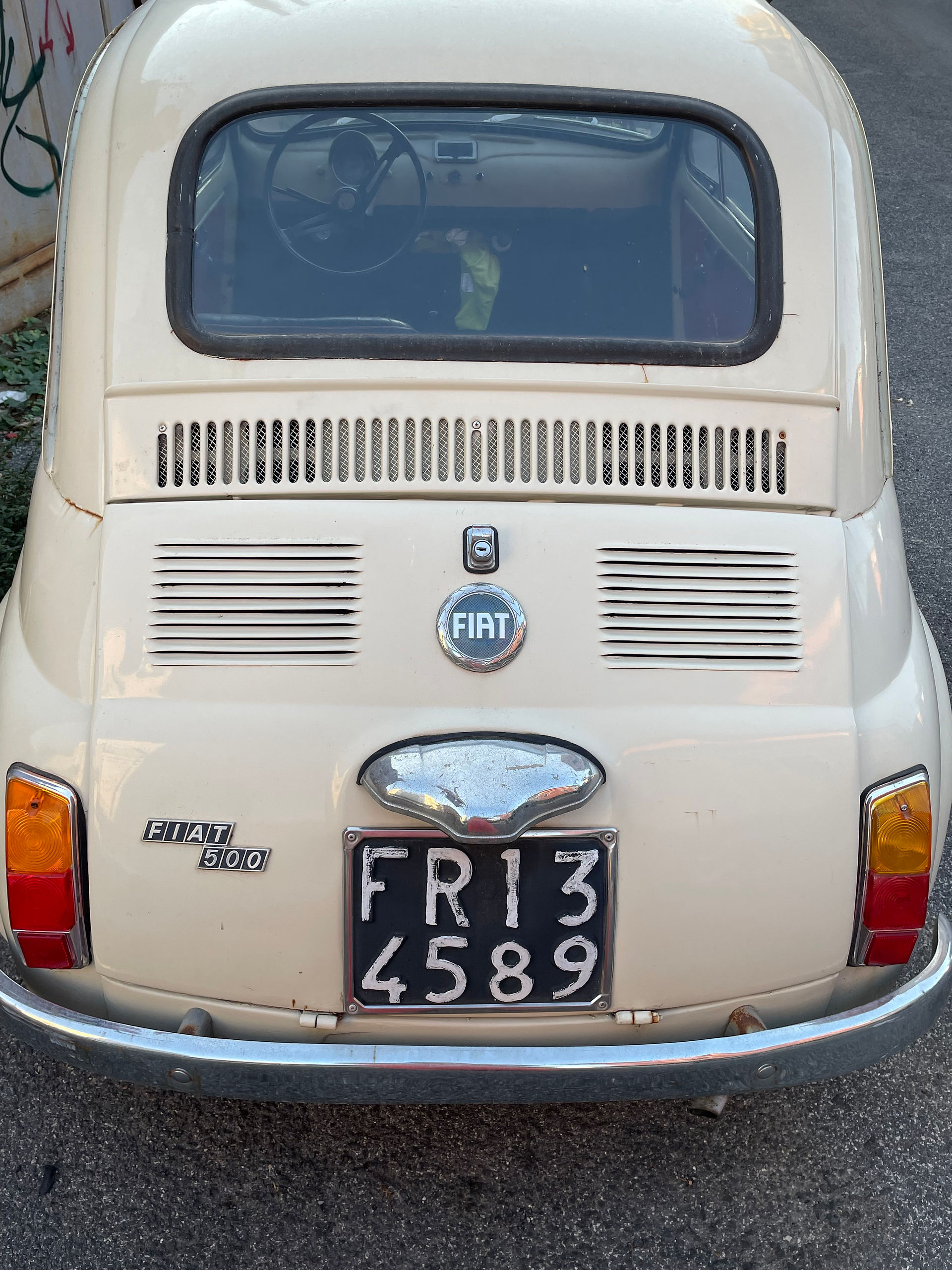 Fiat 500 in Rome Italy