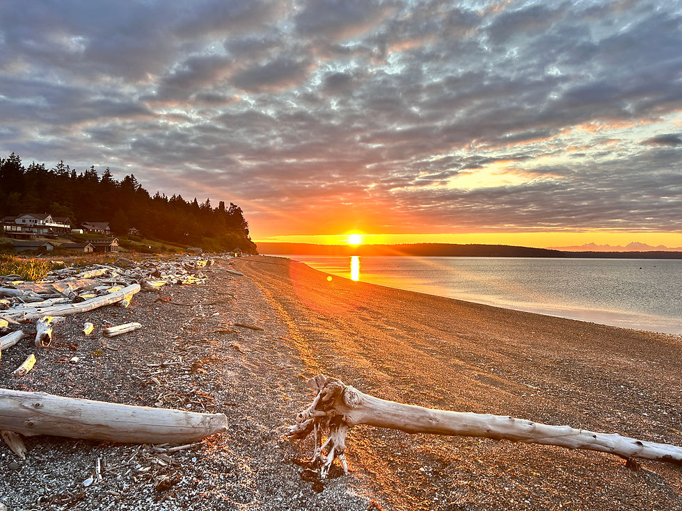 Sunrise on Whidbey Island