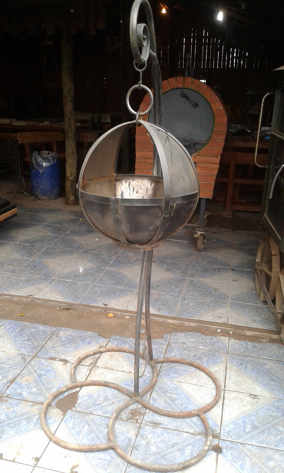 Brasero decorativo