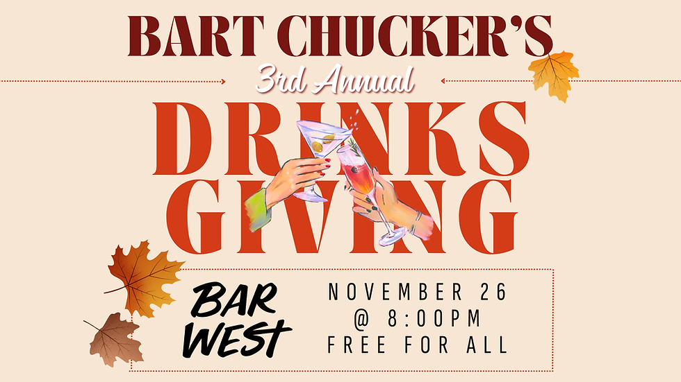 Bart Chucker Band's 3rd Annual Thanksgiving Eve Show