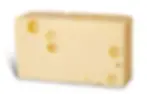block of swiss cheese