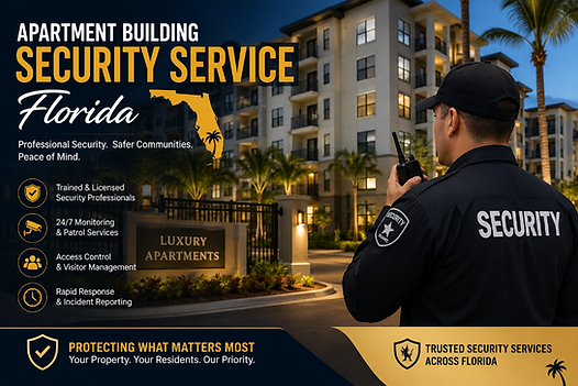Apartment Building Security Service in Florida