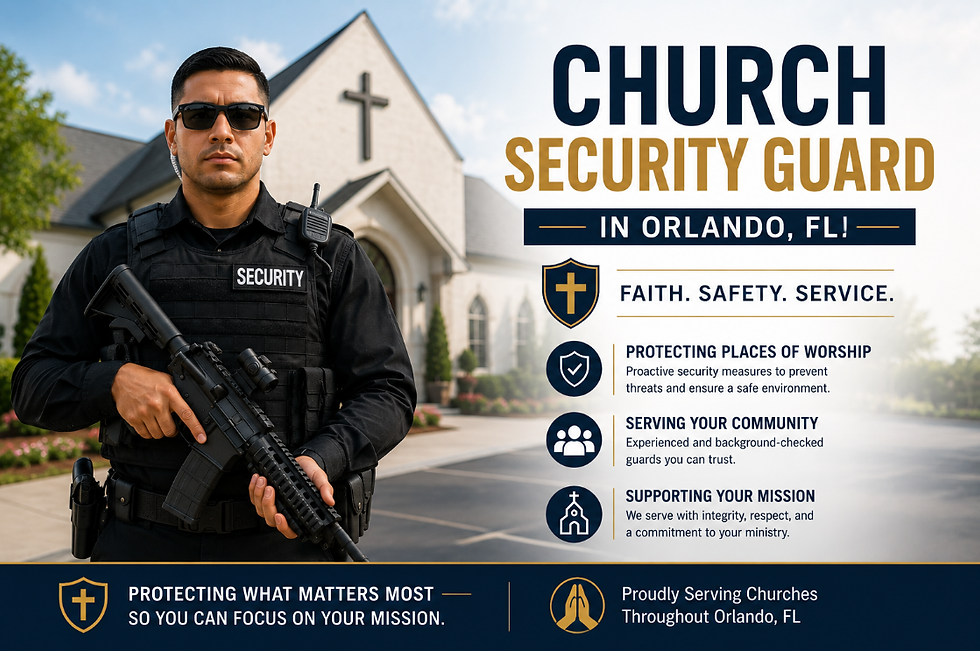 church security guard in Orlando, FL