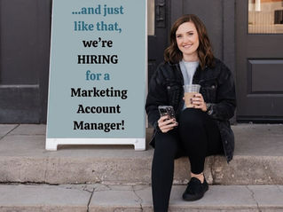 Hiring: Account Manager for a Marketing/Coaching Company