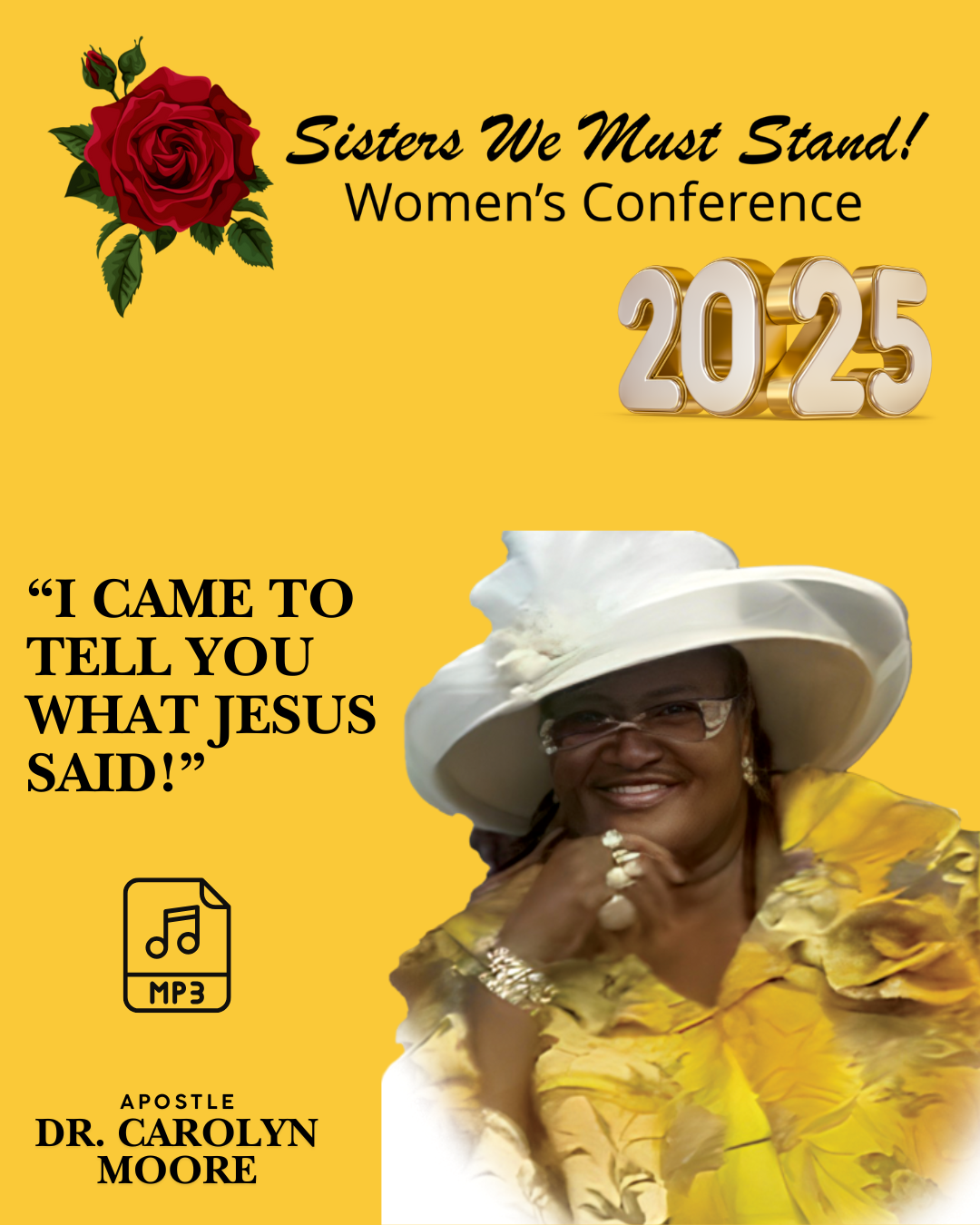 Apostle Dr. Carolyn Moore "I Came to Tell You What Jesus Said" Mp3 Download