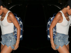 CELEB STYLE: RIHANNA WEARS NIKE AIR JORDAN 1 RETRO HIGH