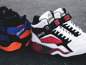 THIS JUST IN! EWING ATHLETICS “EWING FOCUS” BLACK/ORANGE/BLUE & WHITE/RED/BLACK