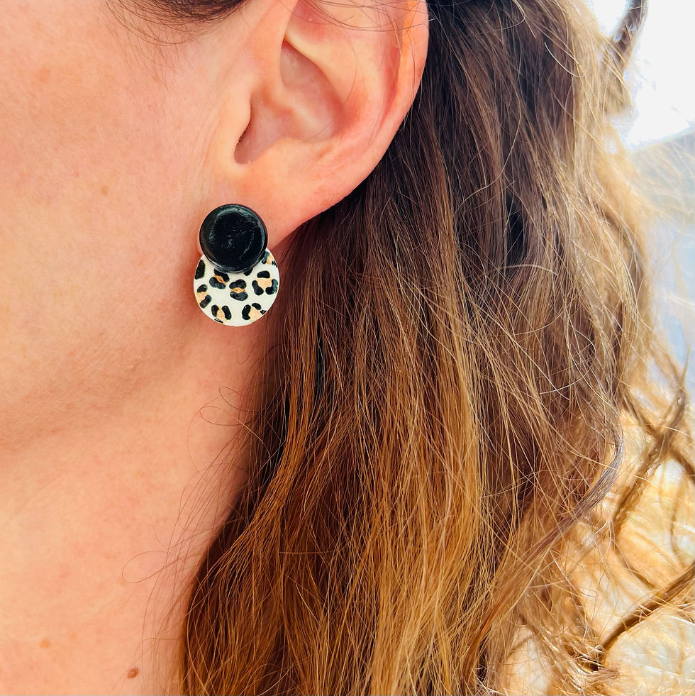 Thumbnail: "Leopard Mini" Earrings