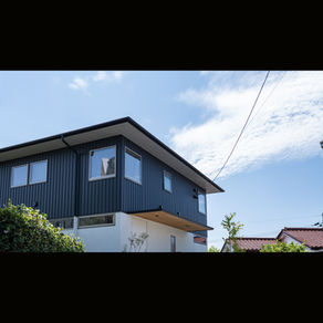 方形屋根の家＠外観